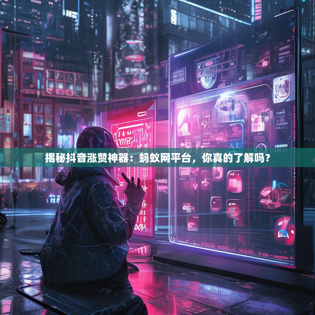 揭秘抖音涨赞神器：蚂蚁网平台，你真的了解吗？