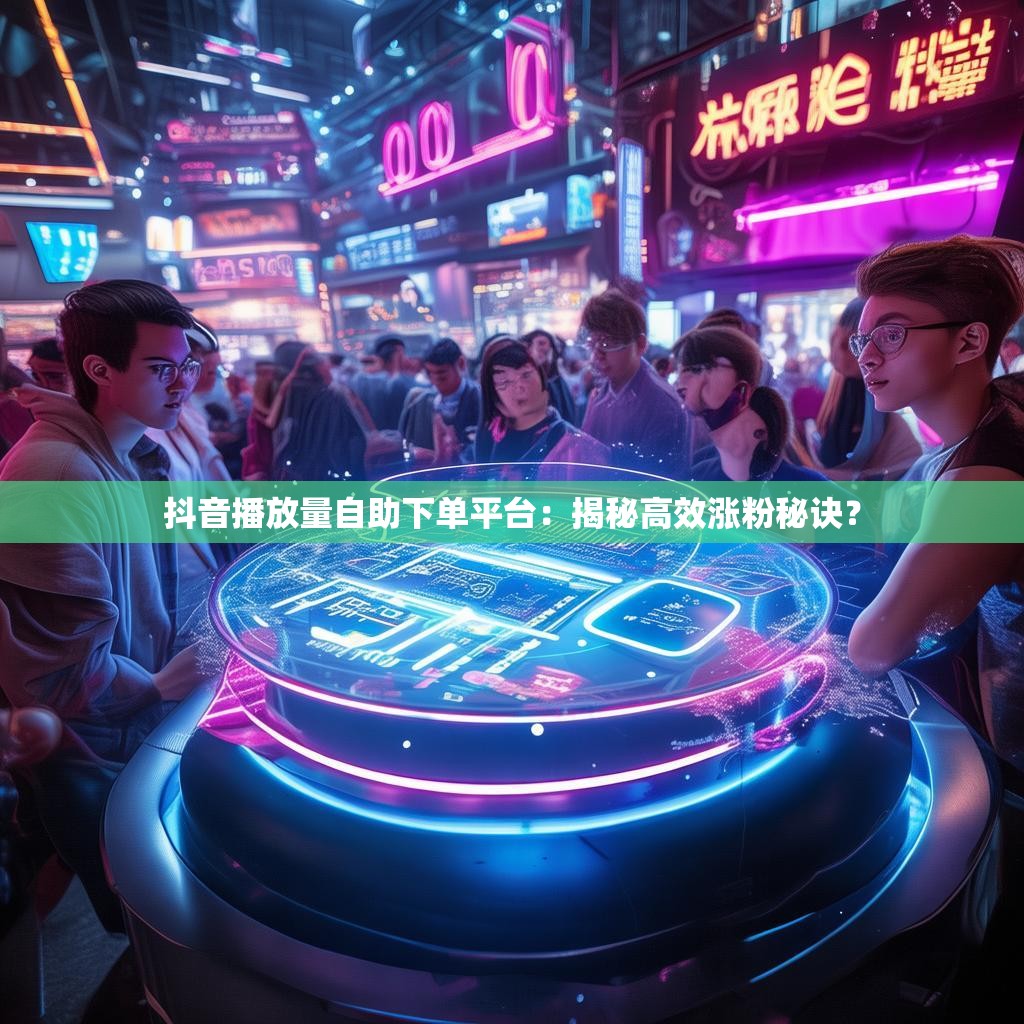抖音播放量自助下单平台：揭秘高效涨粉秘诀？
