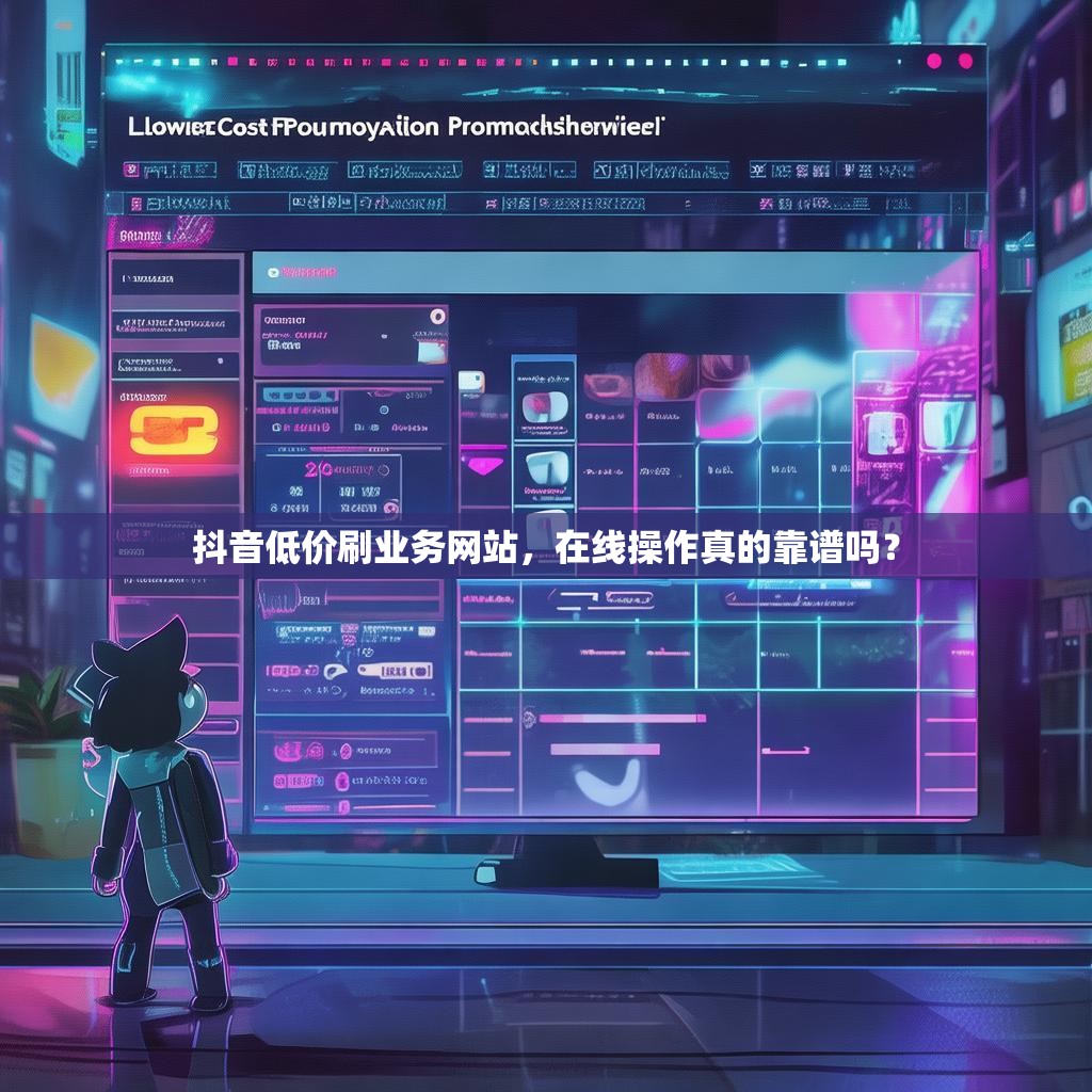 抖音低价刷业务网站，在线操作真的靠谱吗？