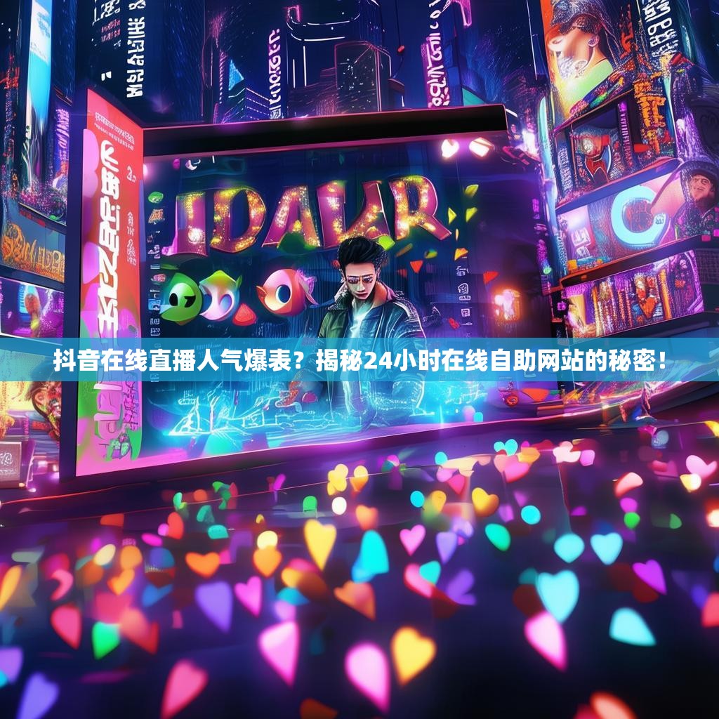 抖音在线直播人气爆表？揭秘24小时在线自助网站的秘密！