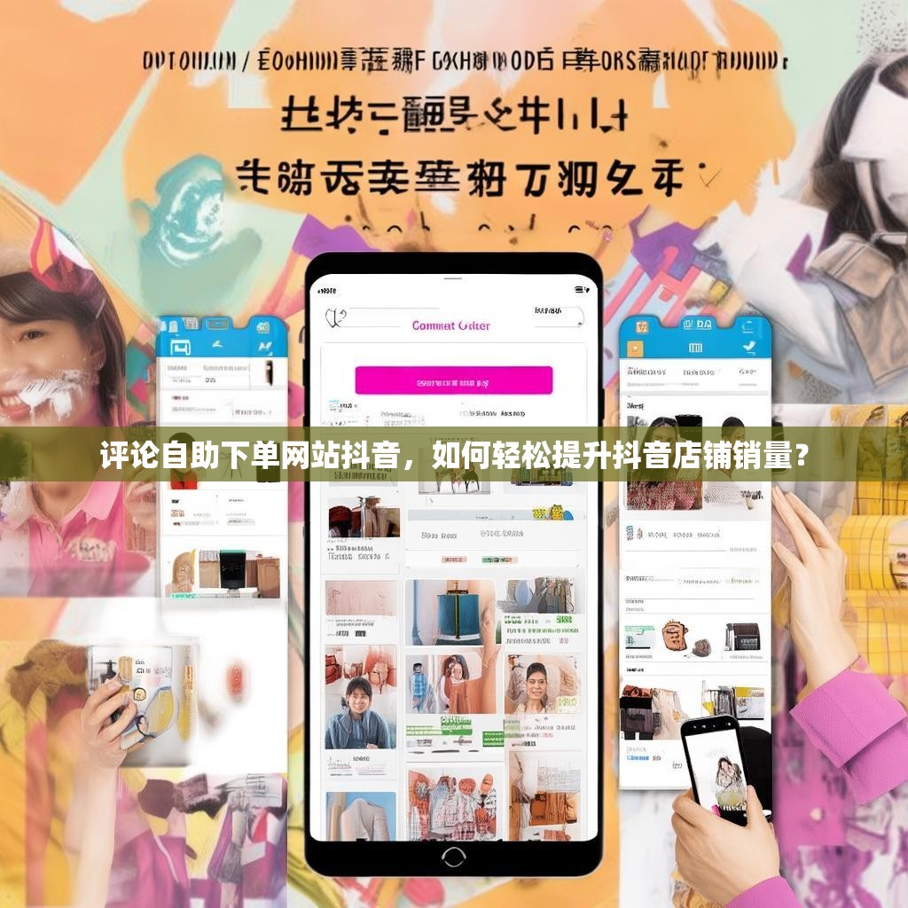 评论自助下单网站抖音，如何轻松提升抖音店铺销量？
