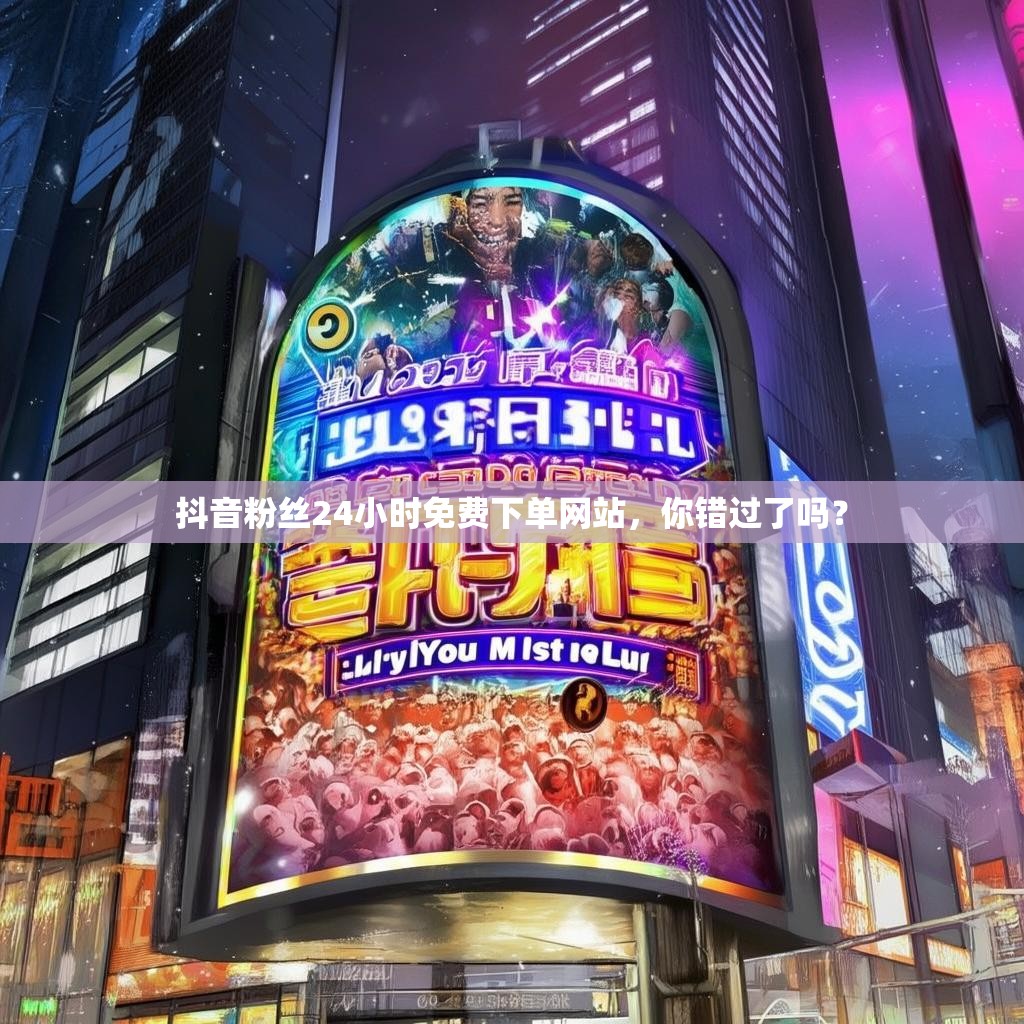 抖音粉丝24小时免费下单网站，你错过了吗？