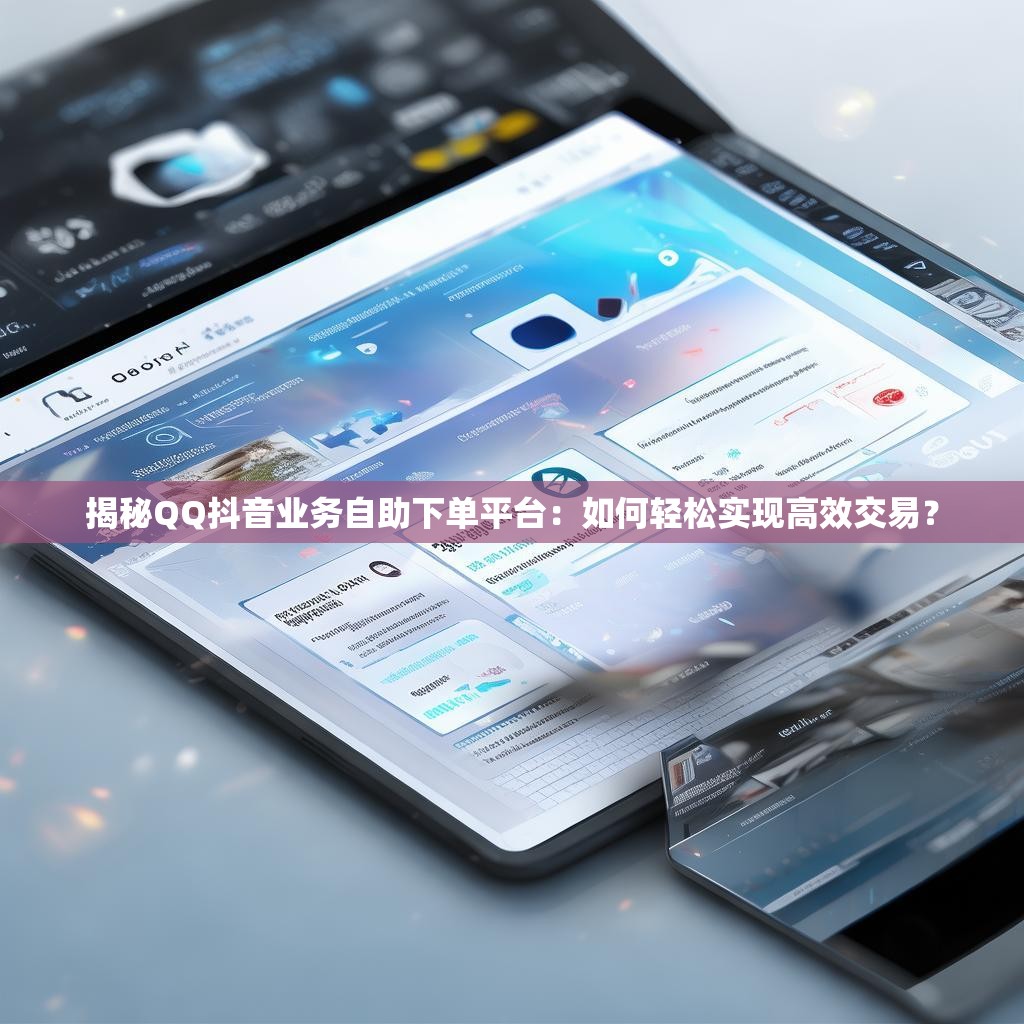 详细阅读:揭秘QQ抖音业务自助下单平台:如何轻松实现高效交易? 揭秘QQ抖音业务自助下单平台:如何轻松实现高效交易?