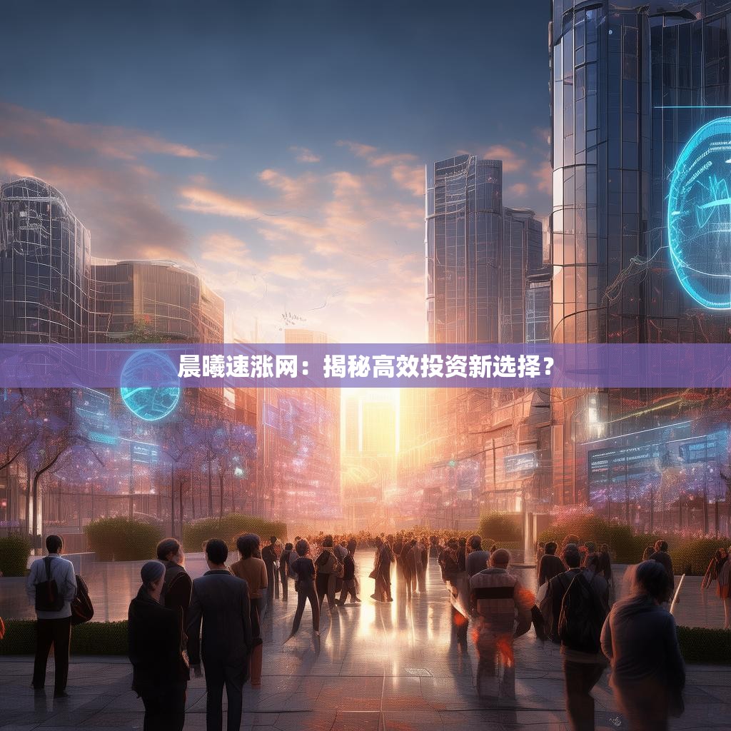详细阅读:晨曦速涨网:揭秘高效投资新选择? 晨曦速涨网:揭秘高效投资新选择?