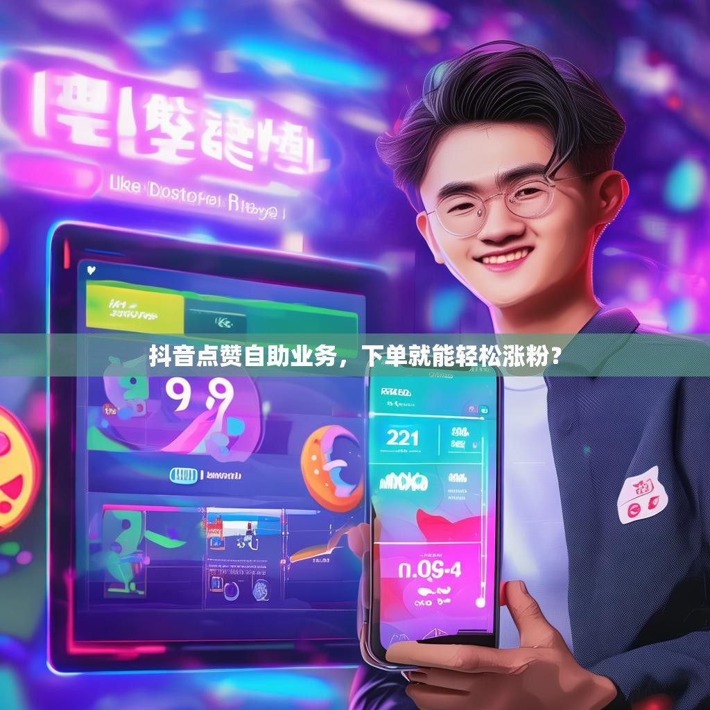 抖音点赞自助业务，下单就能轻松涨粉？