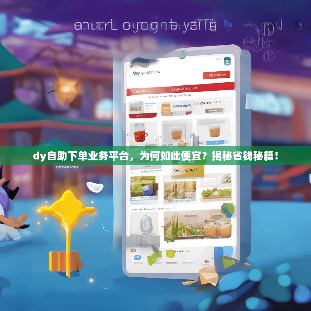 dy自助下单业务平台，为何如此便宜？揭秘省钱秘籍！