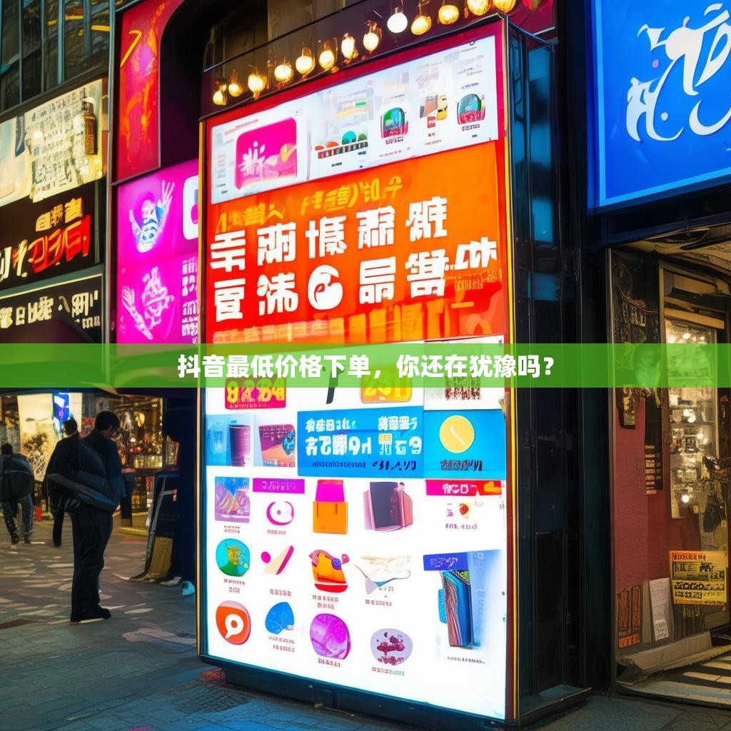 抖音最低价格下单，你还在犹豫吗？