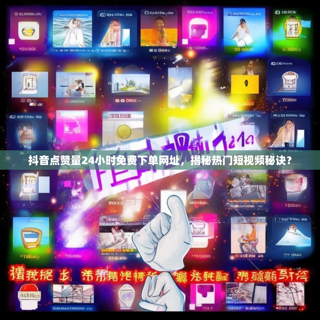 抖音点赞量24小时免费下单网址，揭秘热门短视频秘诀？
