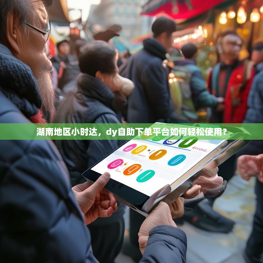 湖南地区小时达，dy自助下单平台如何轻松使用？