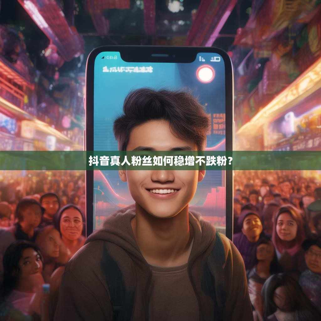 抖音真人粉丝如何稳增不跌粉？