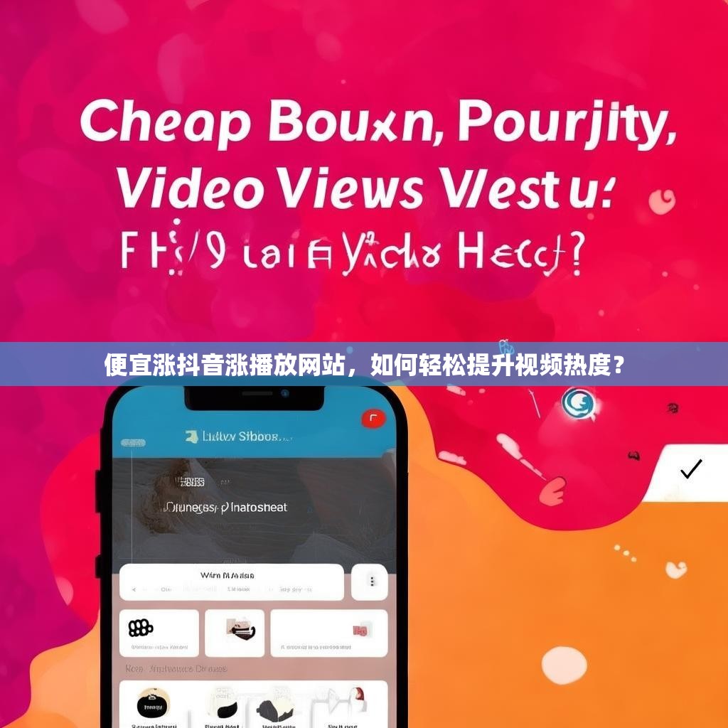 便宜涨抖音涨播放网站，如何轻松提升视频热度？