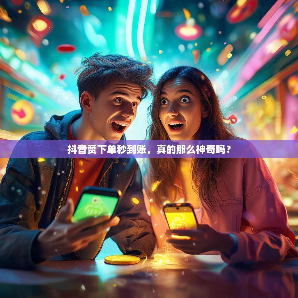 抖音赞下单秒到账，真的那么神奇吗？