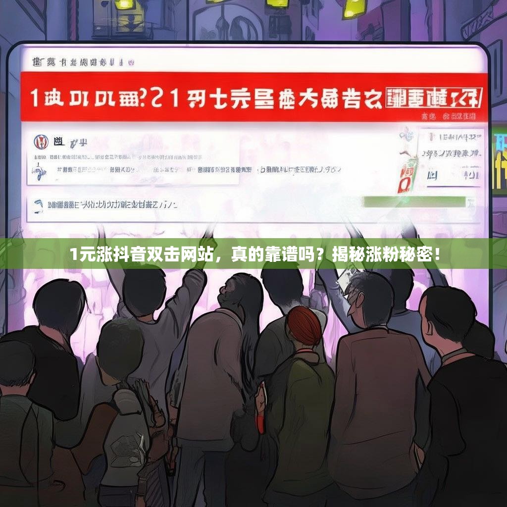 1元涨抖音双击网站，真的靠谱吗？揭秘涨粉秘密！