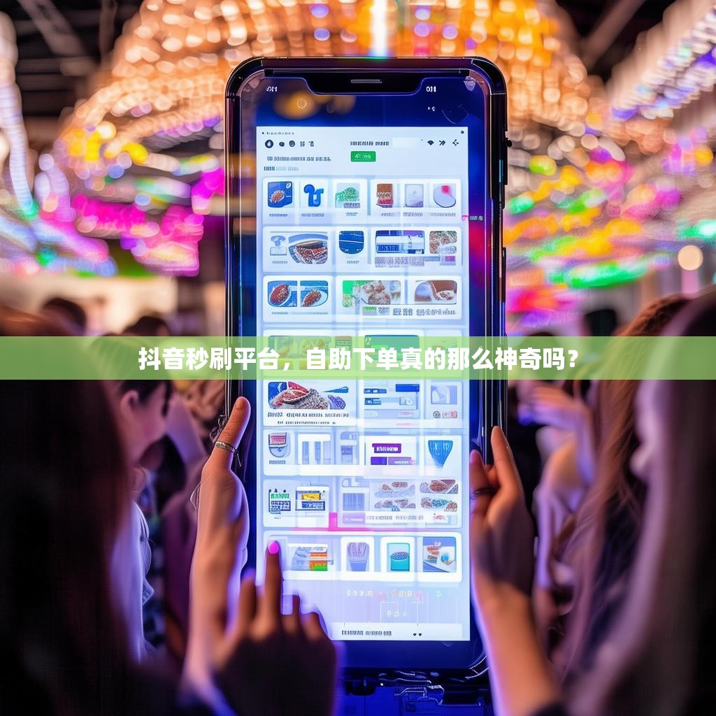 抖音秒刷平台，自助下单真的那么神奇吗？