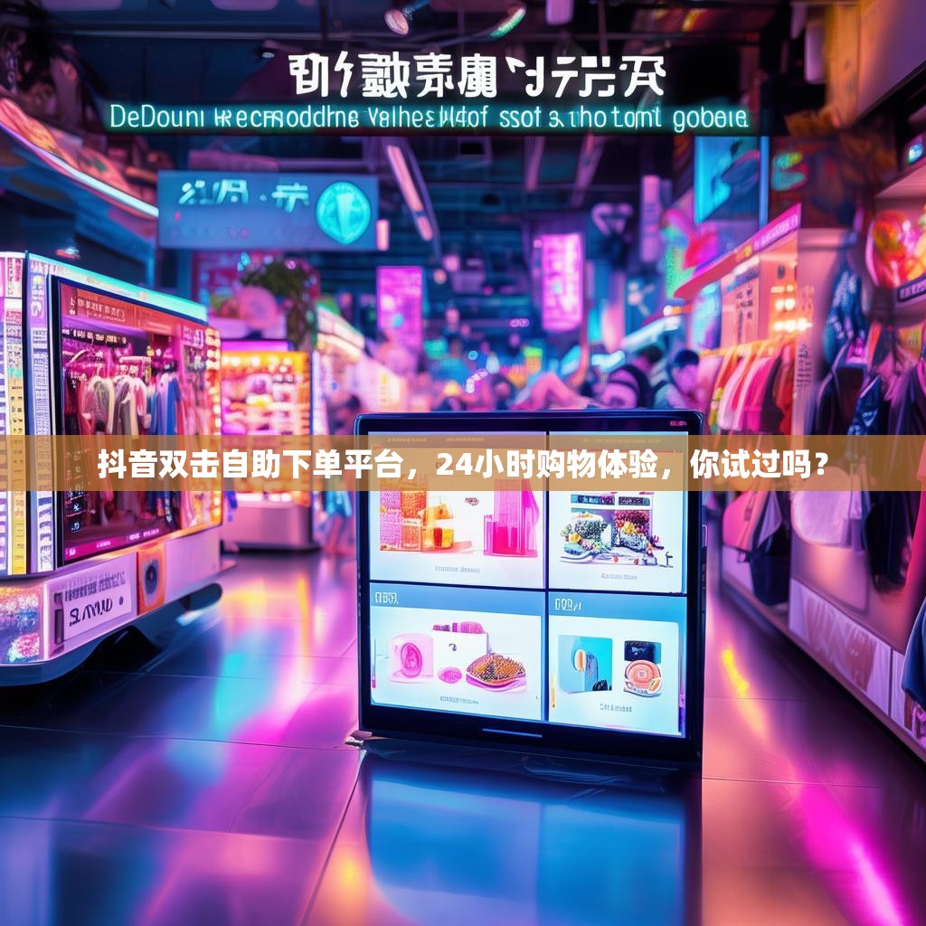 抖音双击自助下单平台，24小时购物体验，你试过吗？