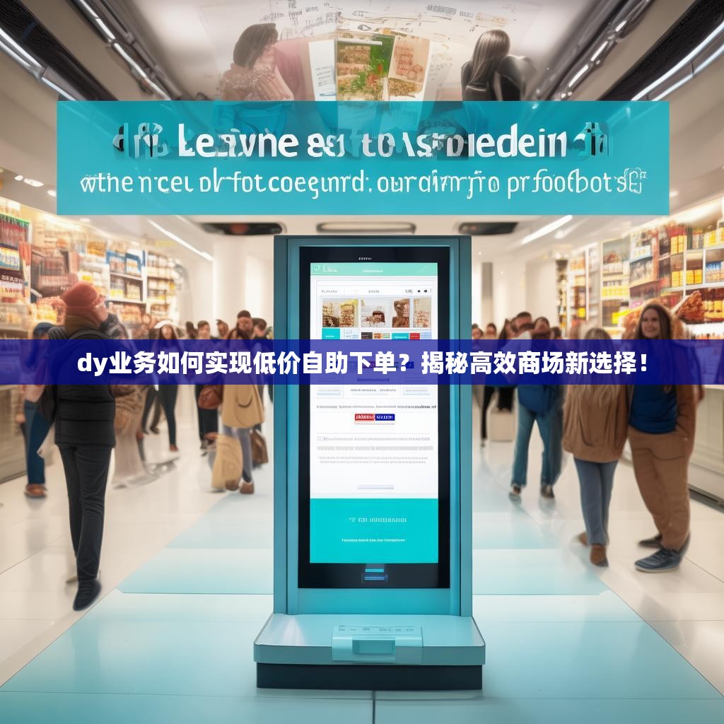 dy业务如何实现低价自助下单？揭秘高效商场新选择！