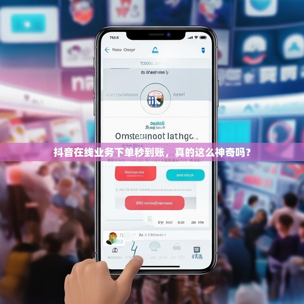 抖音在线业务下单秒到账，真的这么神奇吗？