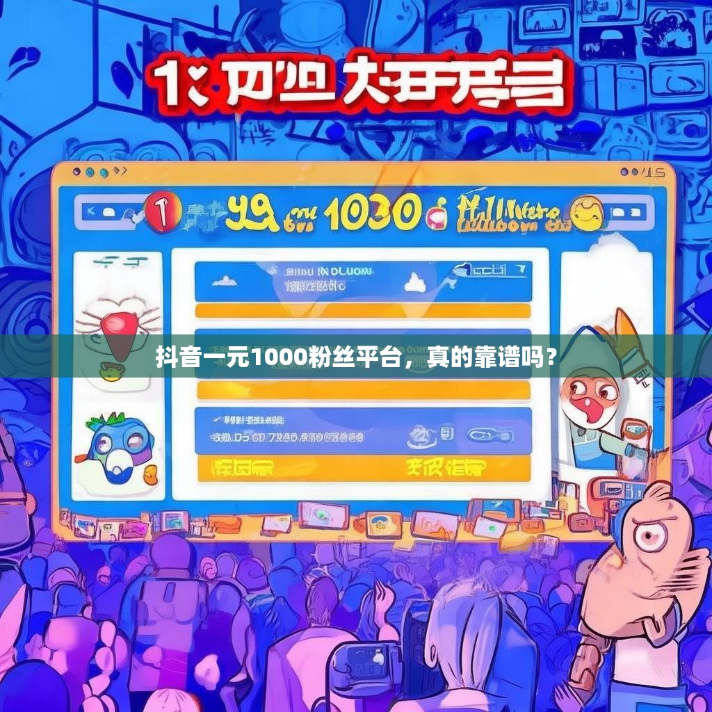 抖音一元1000粉丝平台，真的靠谱吗？