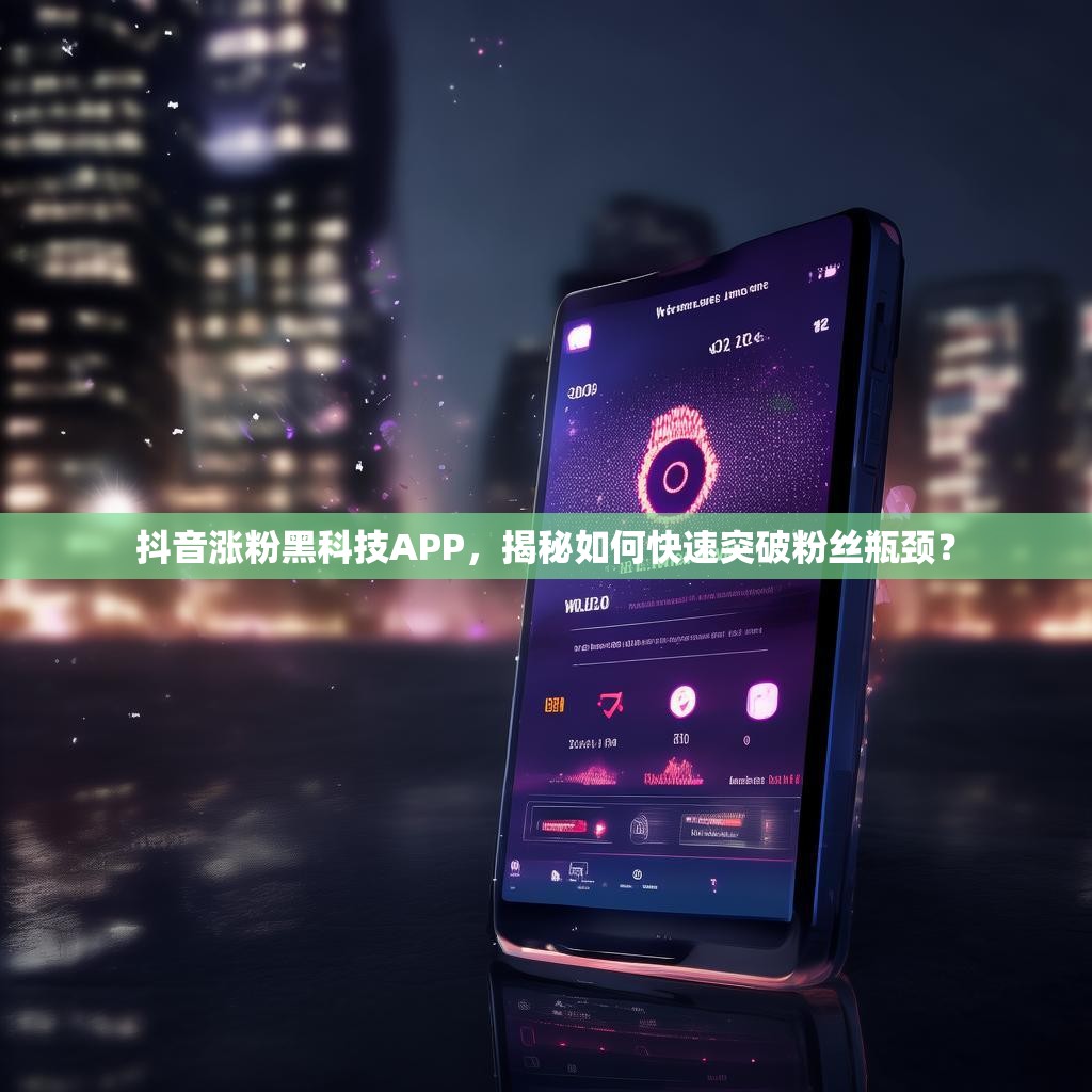 抖音涨粉黑科技APP，揭秘如何快速突破粉丝瓶颈？