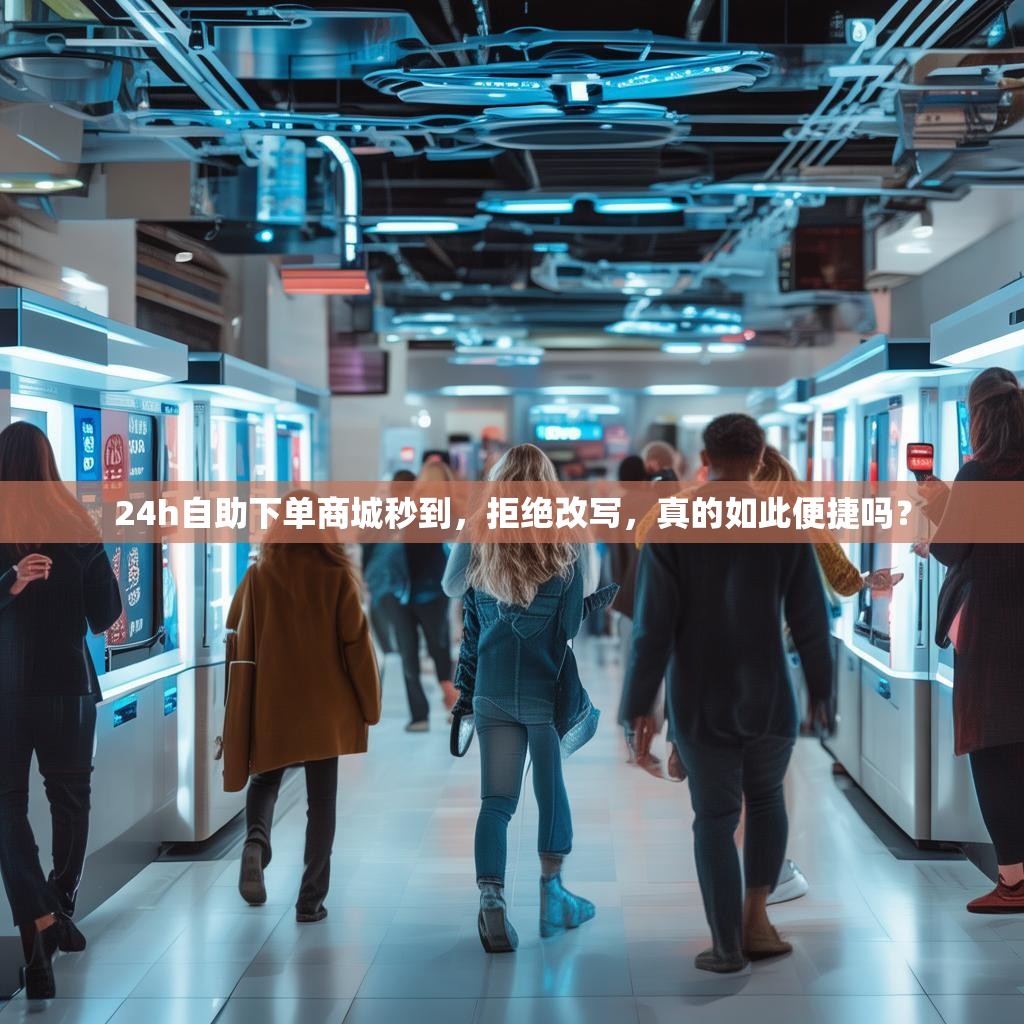24h自助下单商城秒到，拒绝改写，真的如此便捷吗？