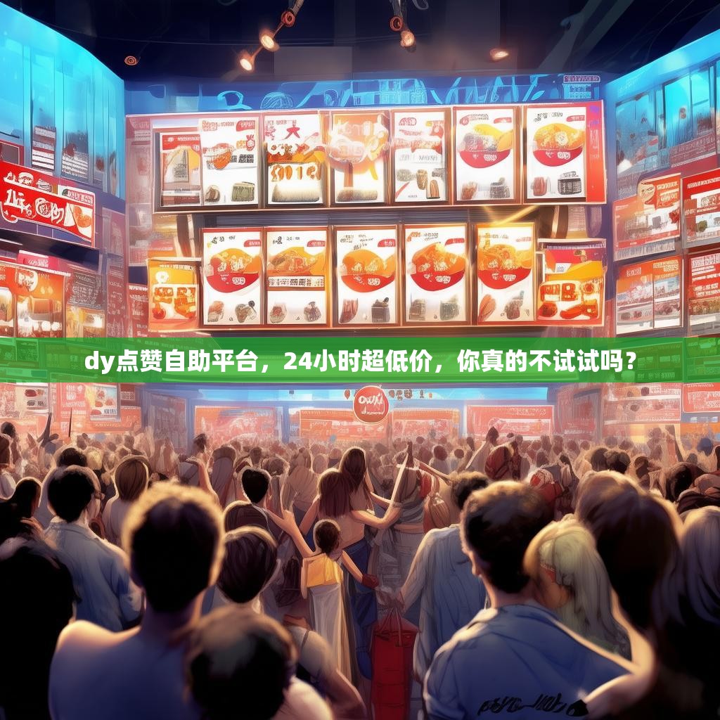 dy点赞自助平台，24小时超低价，你真的不试试吗？