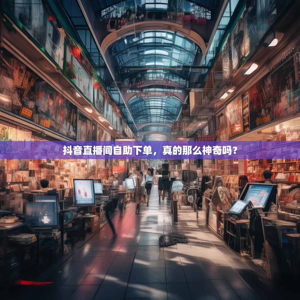 抖音直播间自助下单，真的那么神奇吗？