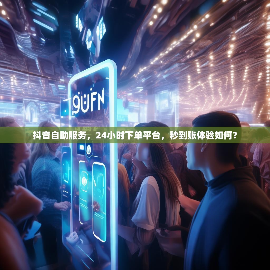 抖音自助服务，24小时下单平台，秒到账体验如何？