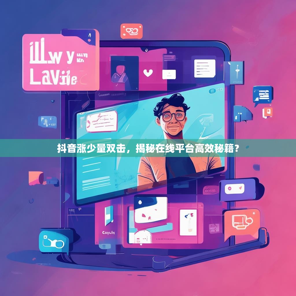 抖音涨少量双击，揭秘在线平台高效秘籍？