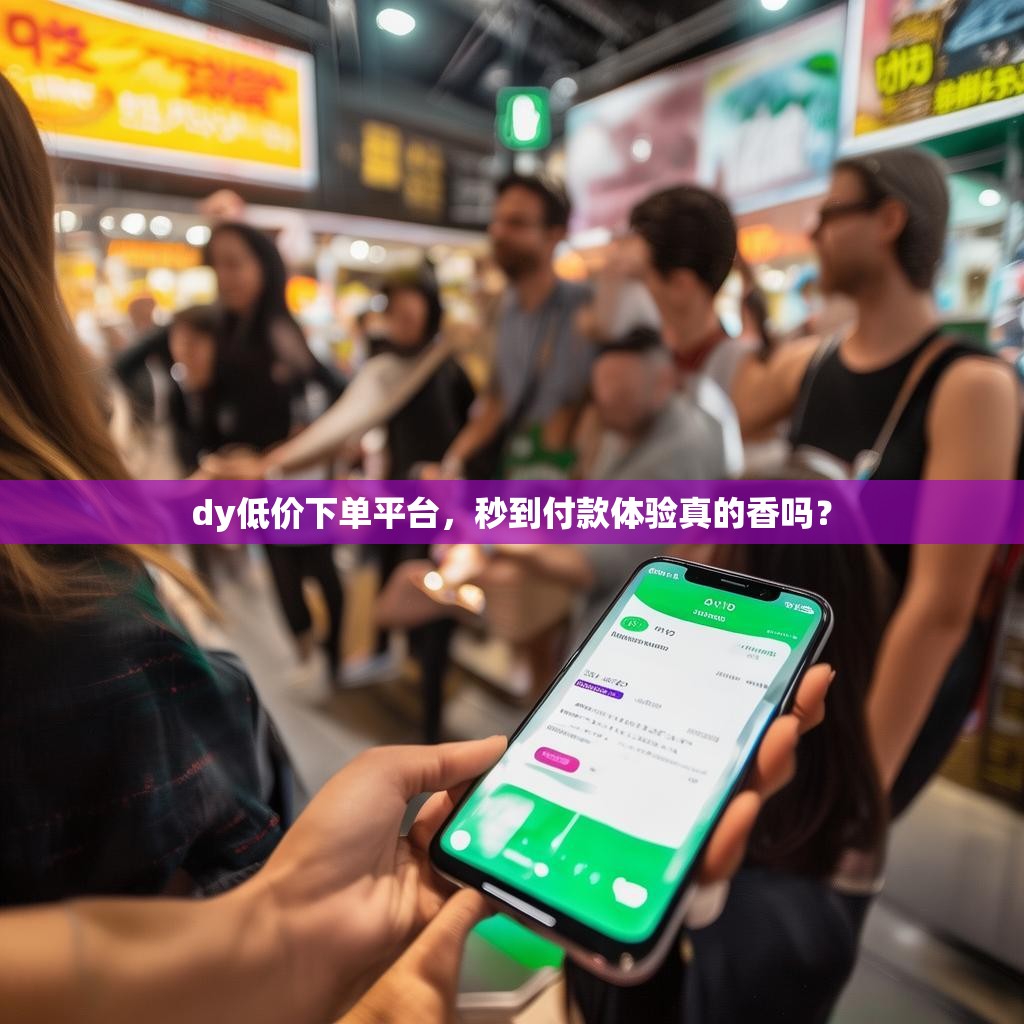 dy低价下单平台，秒到付款体验真的香吗？