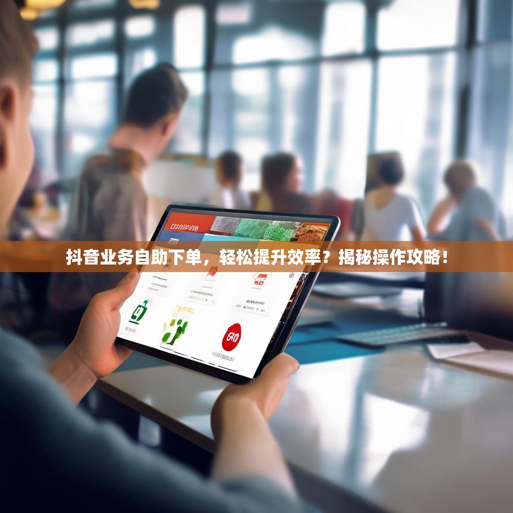 抖音业务自助下单，轻松提升效率？揭秘操作攻略！