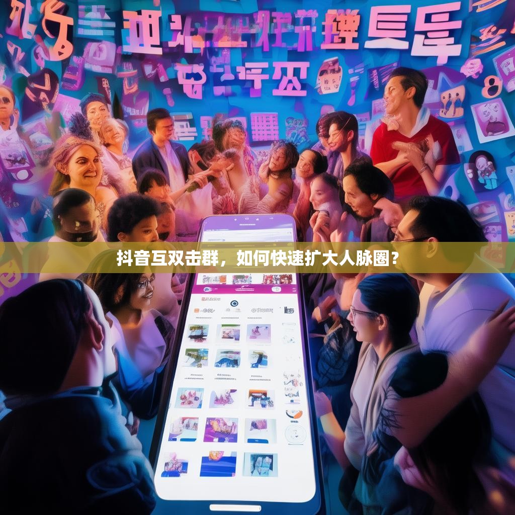 抖音互双击群，如何快速扩大人脉圈？
