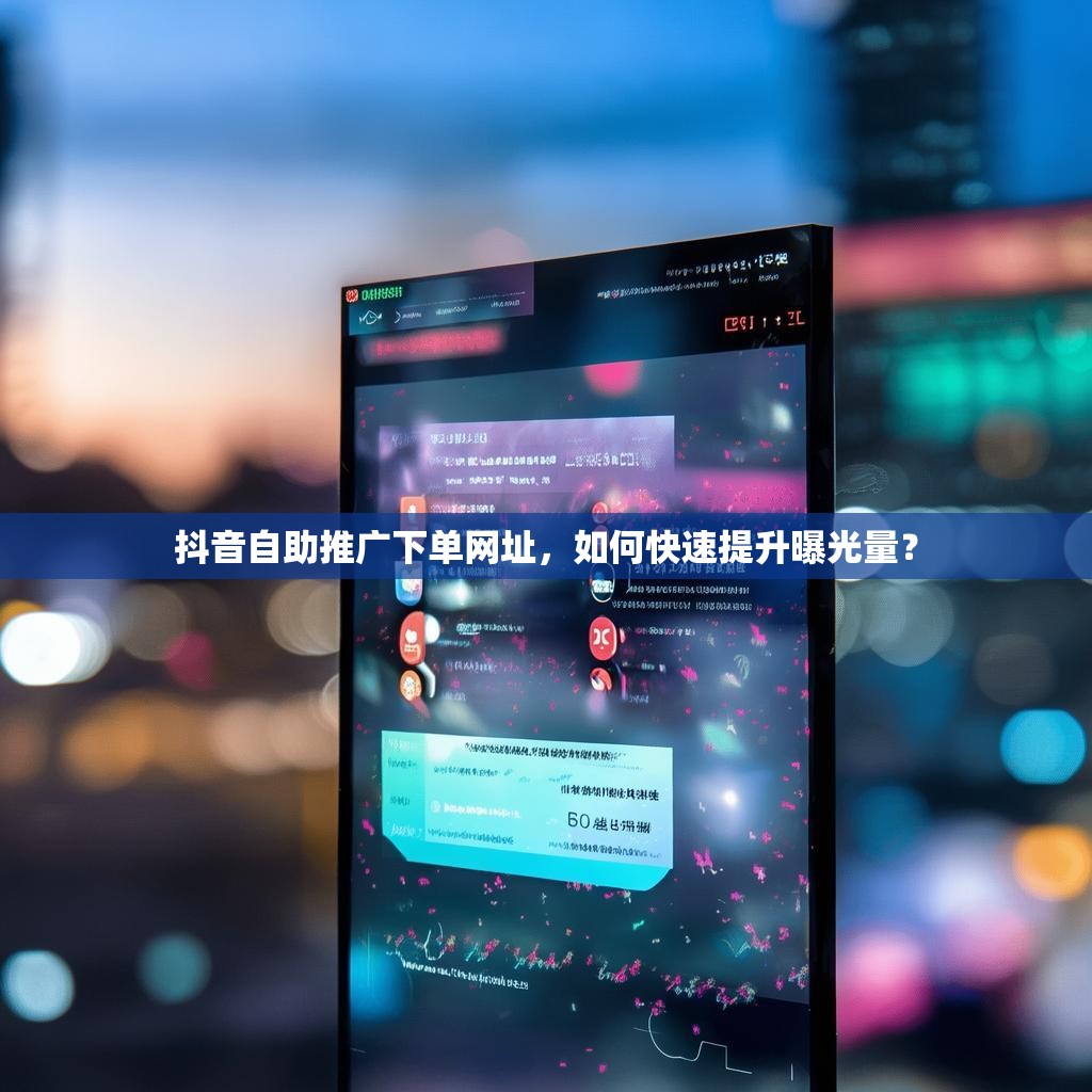 抖音自助推广下单网址，如何快速提升曝光量？