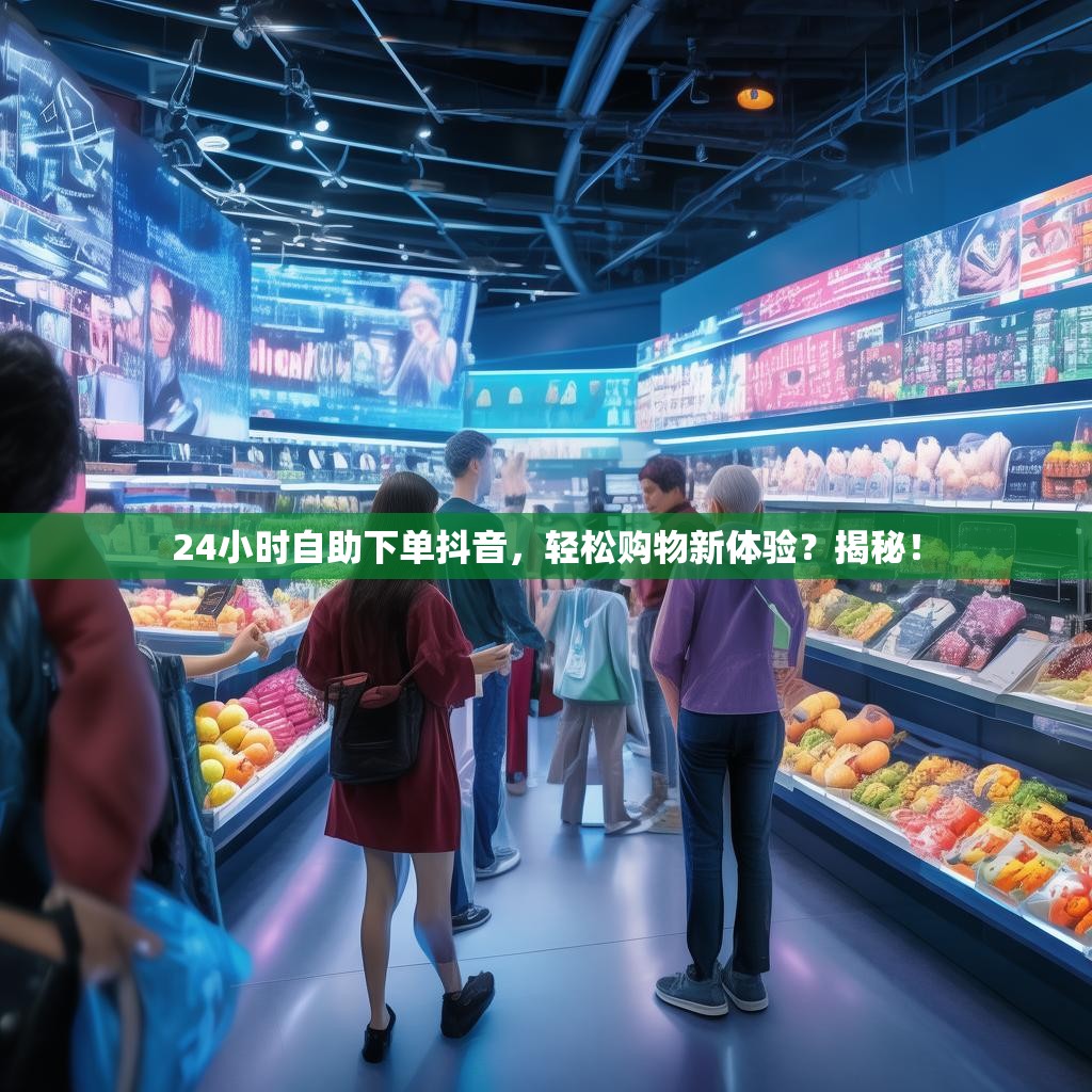 24小时自助下单抖音，轻松购物新体验？揭秘！