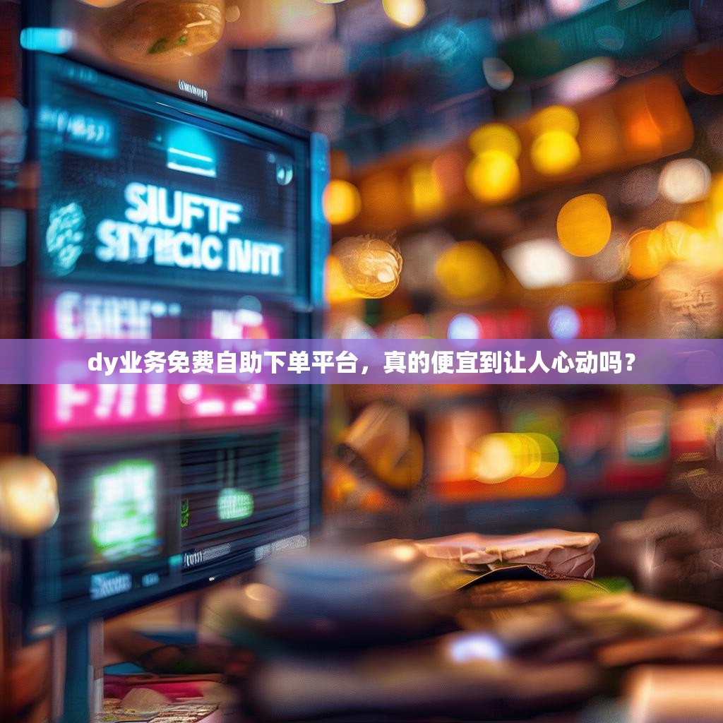 dy业务免费自助下单平台，真的便宜到让人心动吗？
