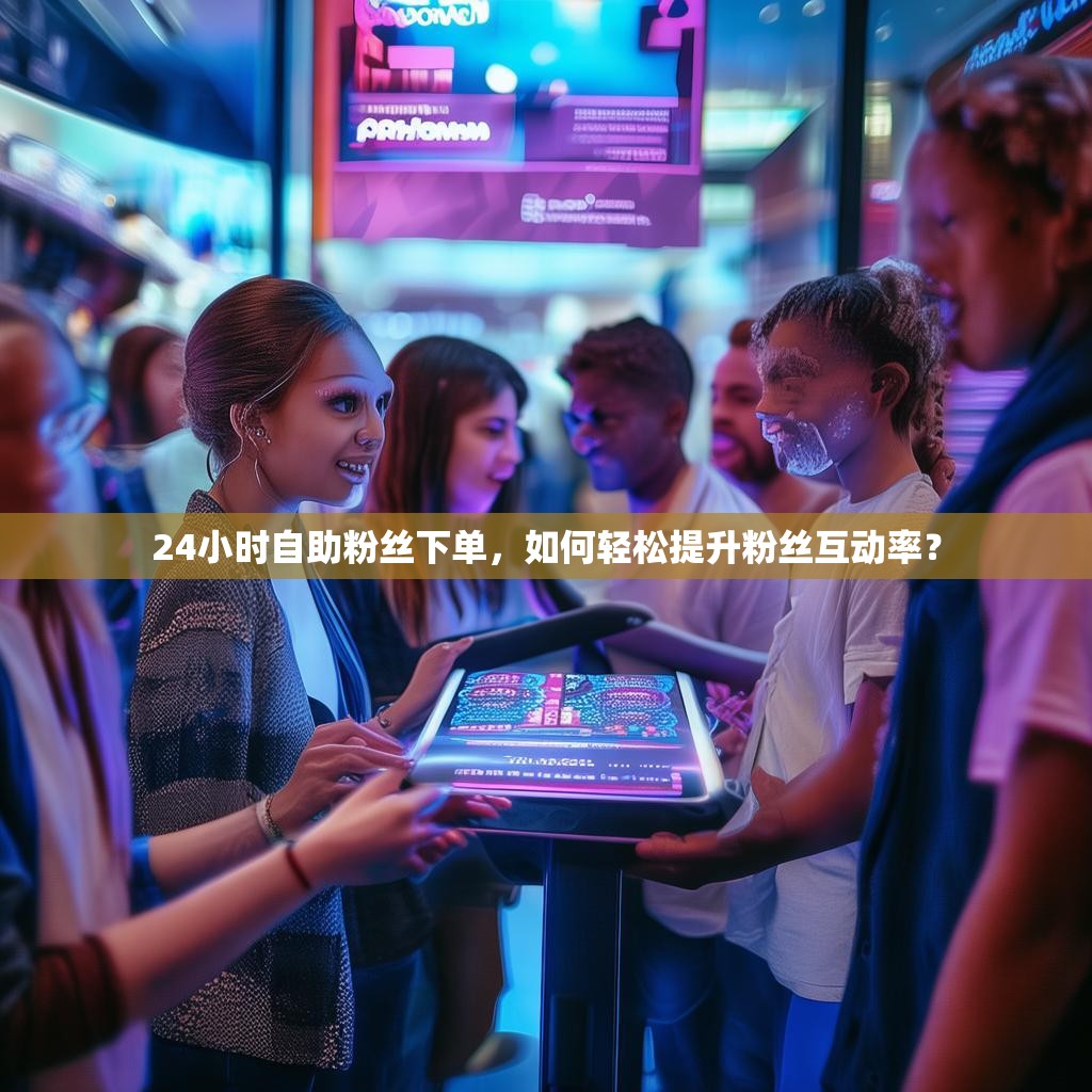 24小时自助粉丝下单，如何轻松提升粉丝互动率？