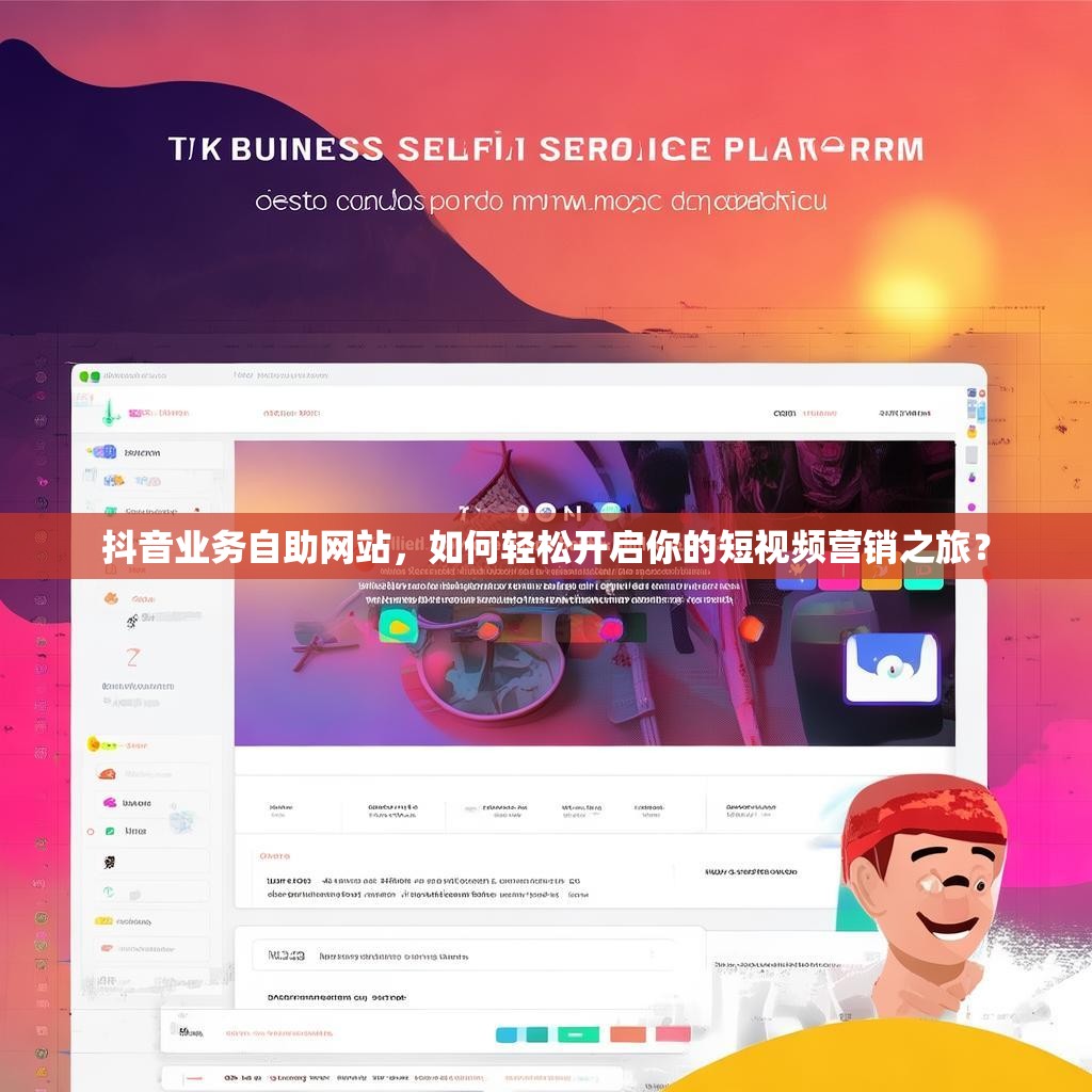 抖音业务自助网站，如何轻松开启你的短视频营销之旅？