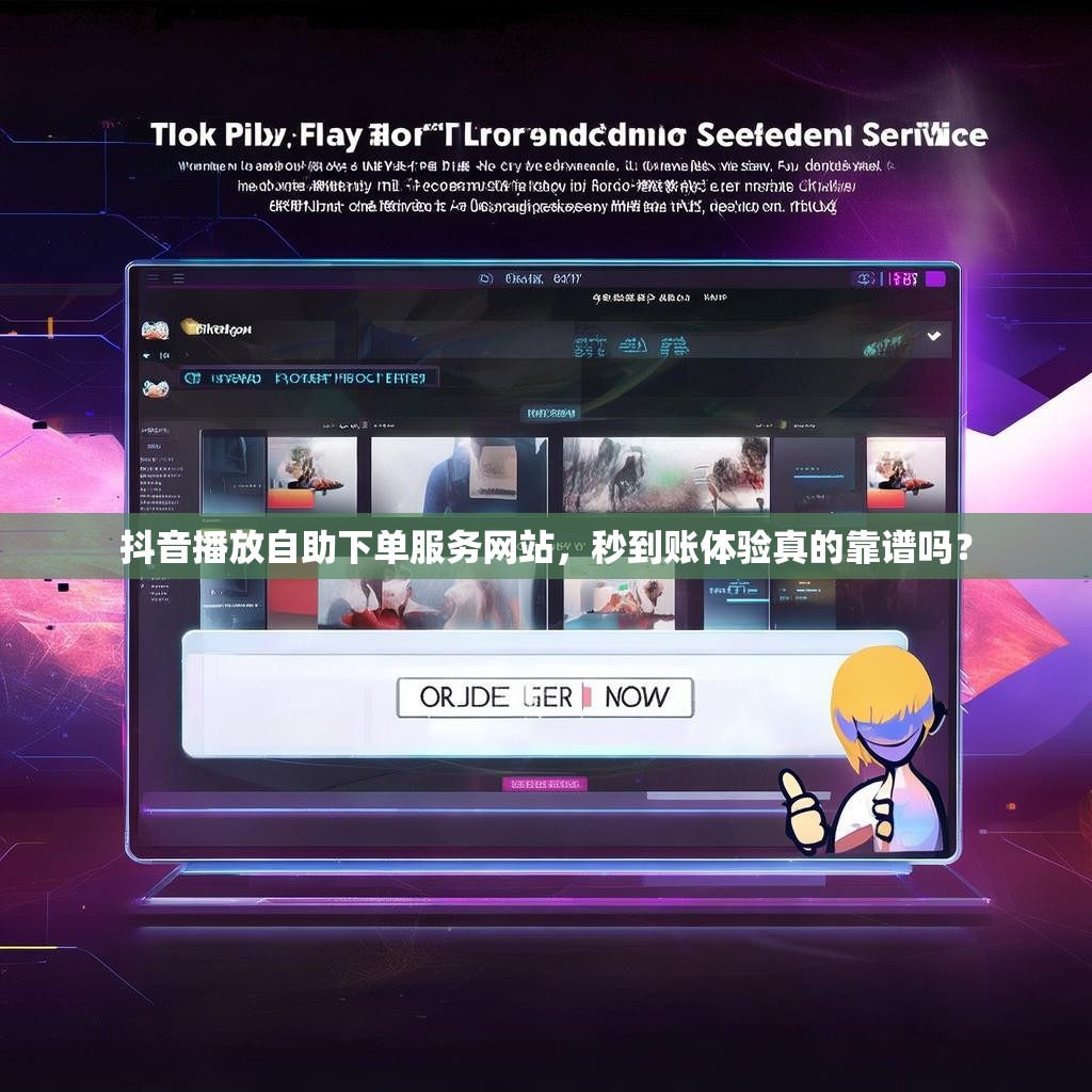 抖音播放自助下单服务网站，秒到账体验真的靠谱吗？