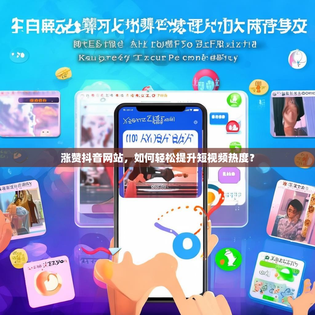 涨赞抖音网站，如何轻松提升短视频热度？