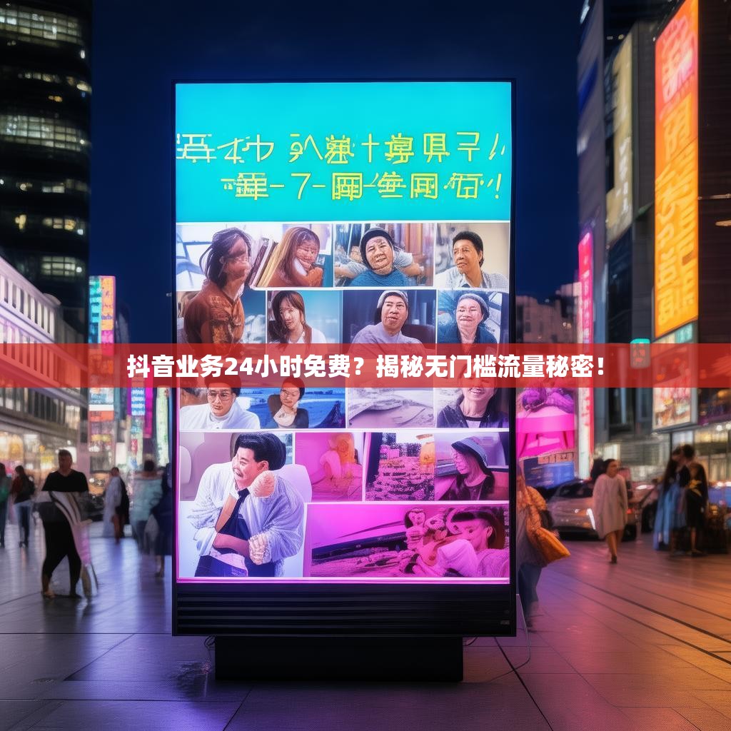 抖音业务24小时免费？揭秘无门槛流量秘密！