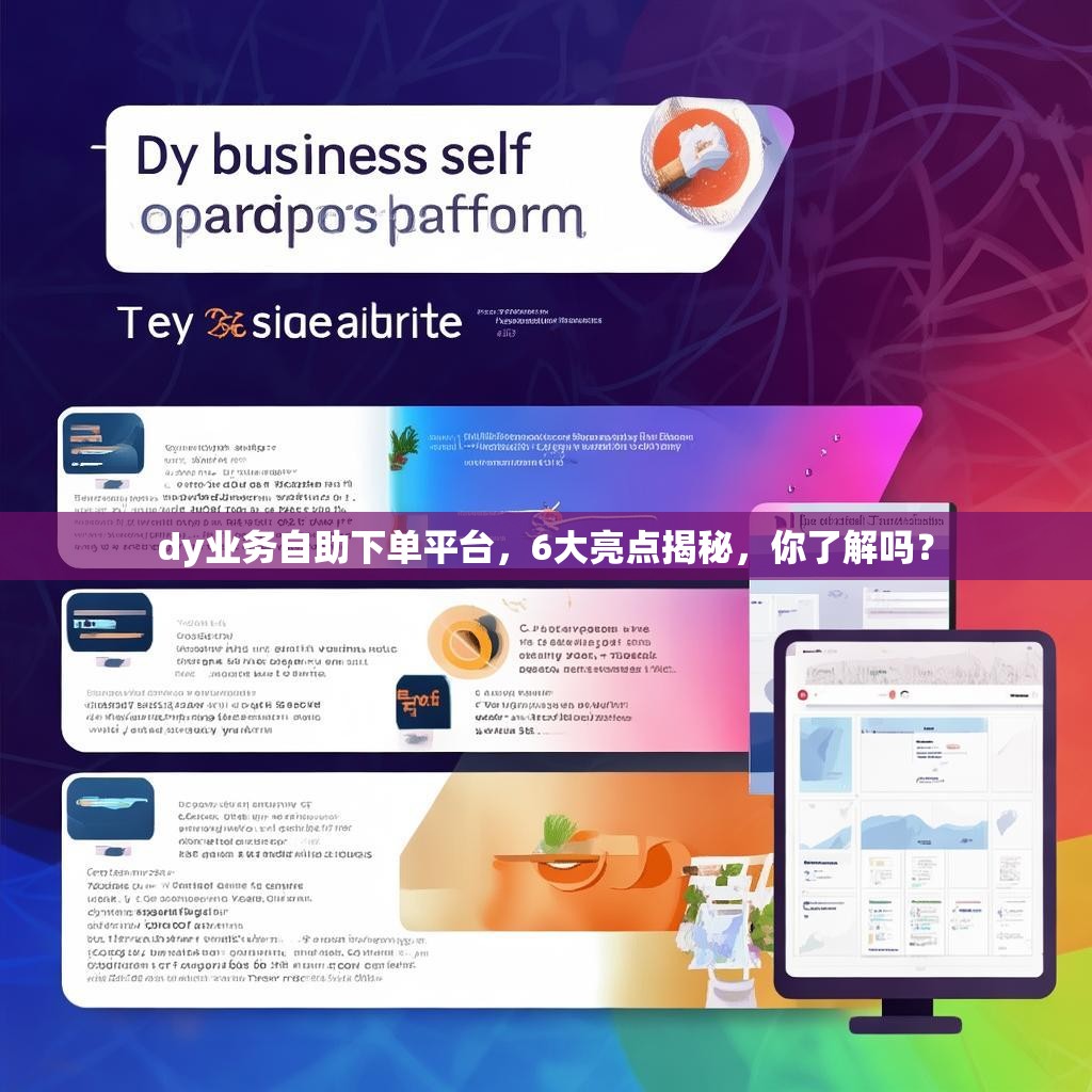 dy业务自助下单平台，6大亮点揭秘，你了解吗？