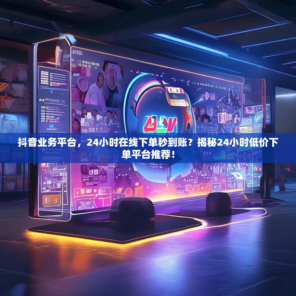 抖音业务平台，24小时在线下单秒到账？揭秘24小时低价下单平台推荐！