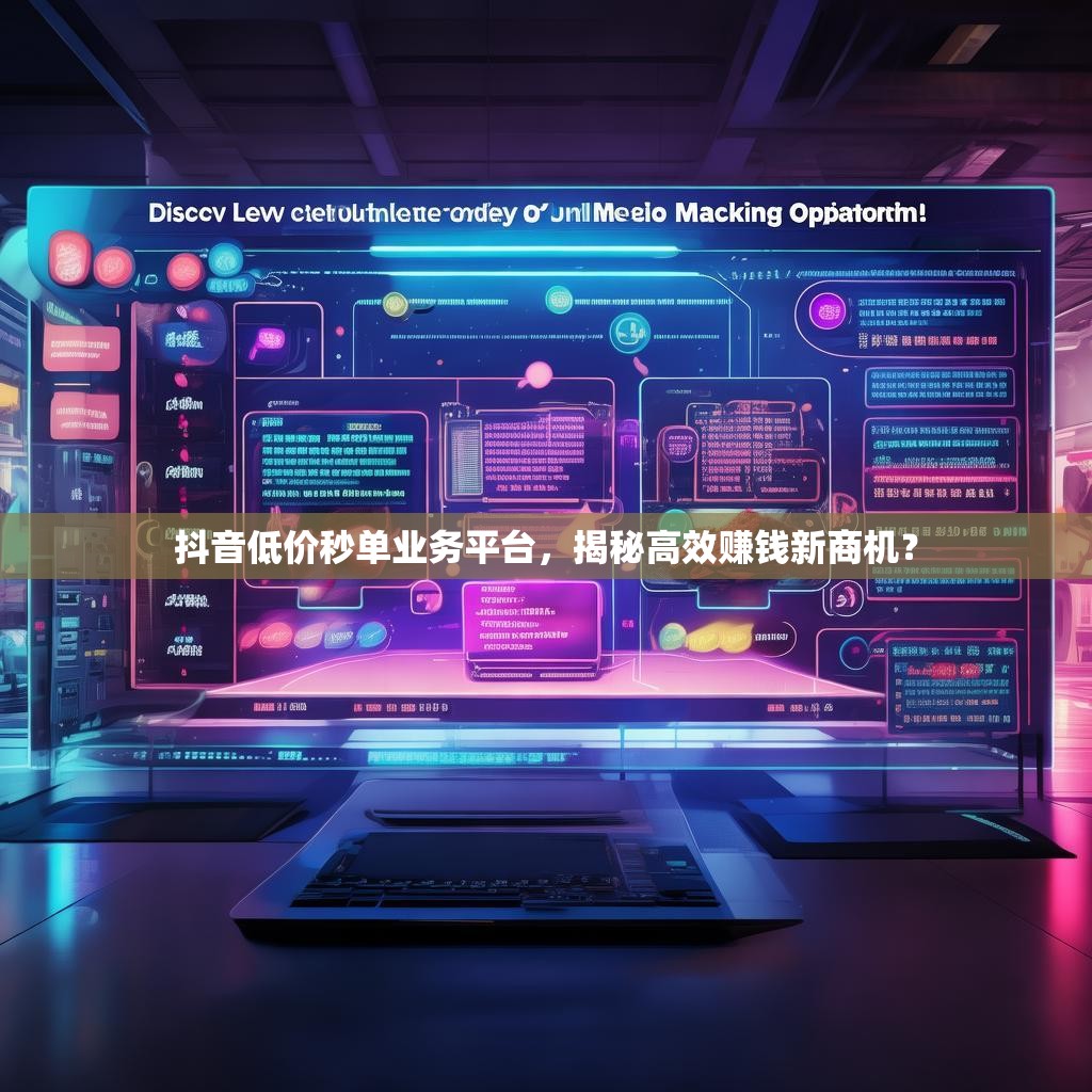抖音低价秒单业务平台，揭秘高效赚钱新商机？