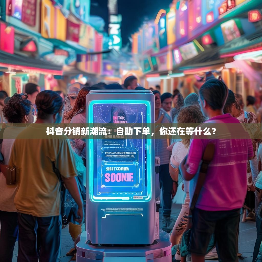 抖音分销新潮流：自助下单，你还在等什么？
