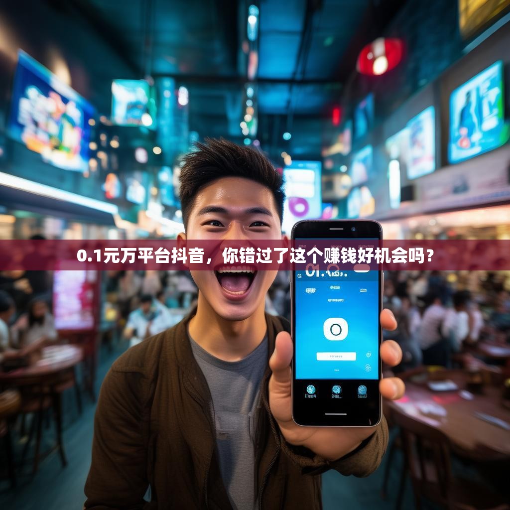 0.1元万平台抖音，你错过了这个赚钱好机会吗？