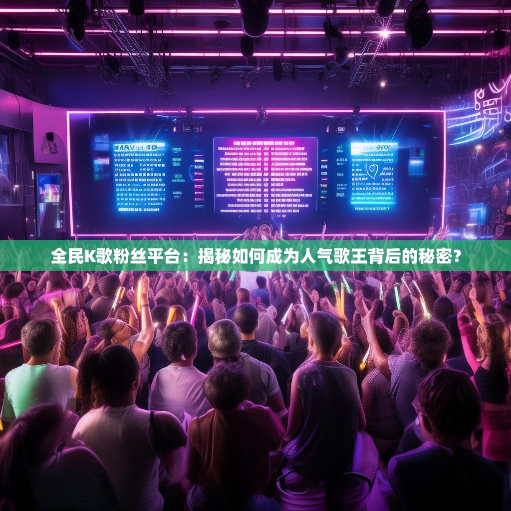 全民K歌粉丝平台：揭秘如何成为人气歌王背后的秘密？