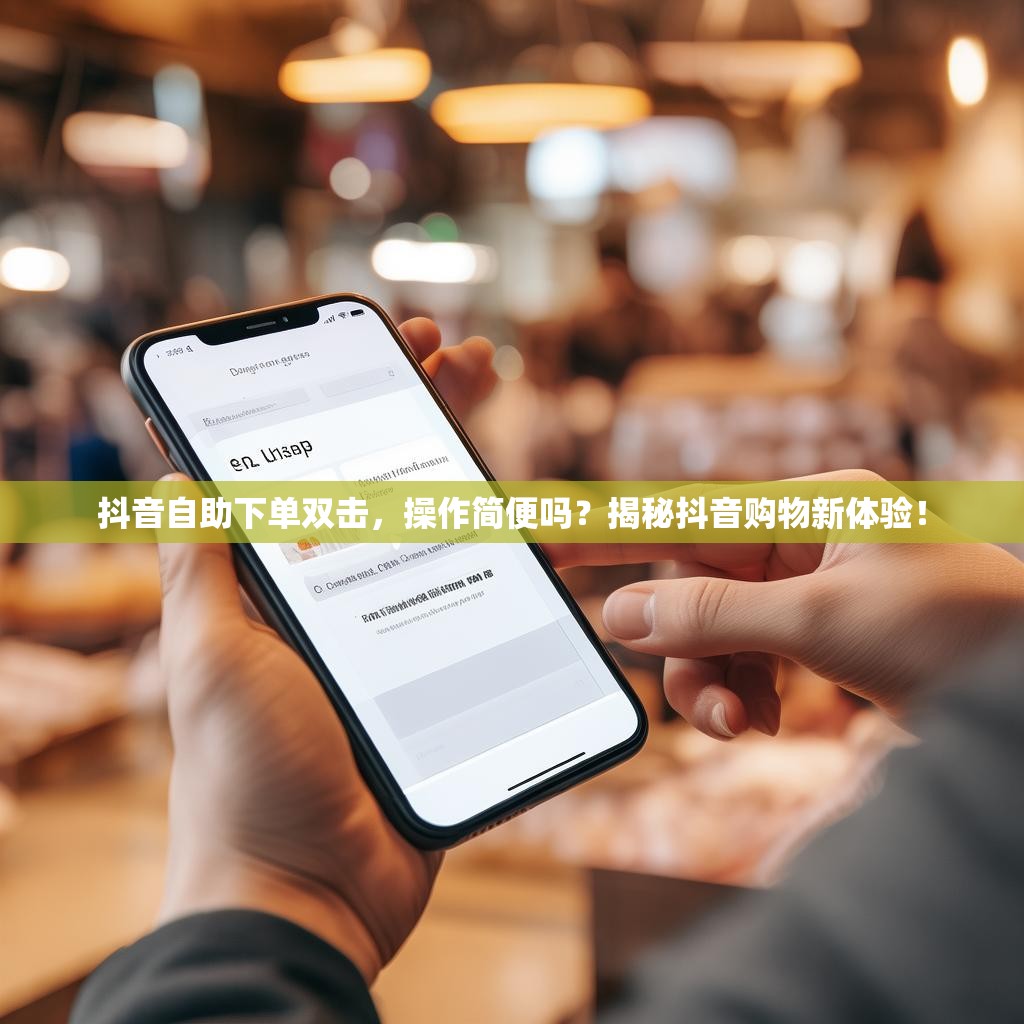 抖音自助下单双击，操作简便吗？揭秘抖音购物新体验！
