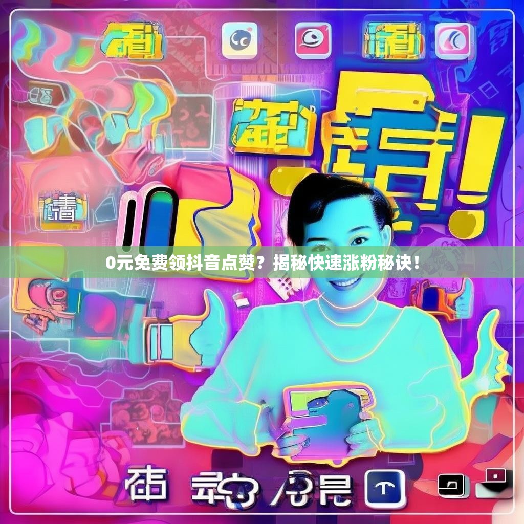 0元免费领抖音点赞？揭秘快速涨粉秘诀！