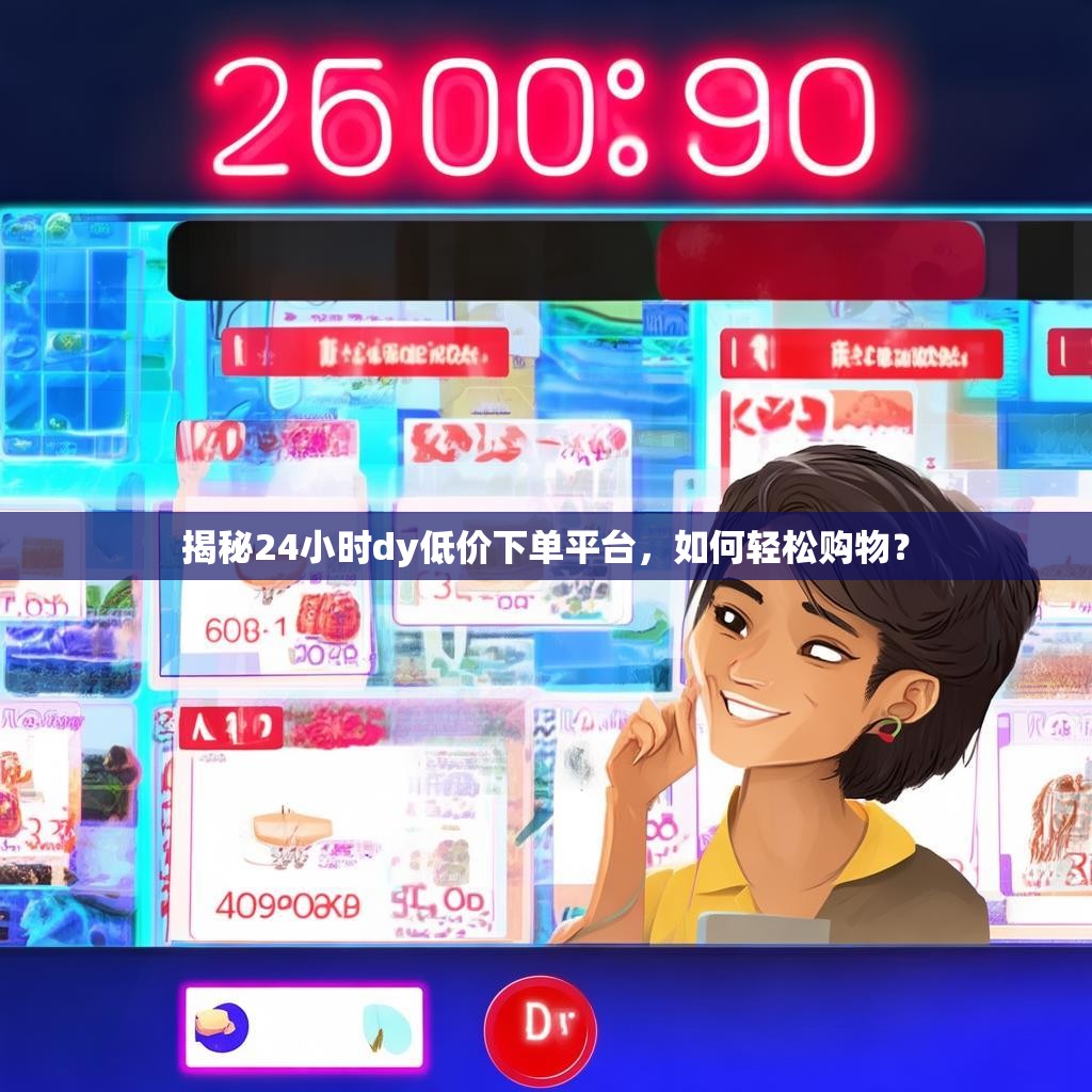 揭秘24小时dy低价下单平台，如何轻松购物？