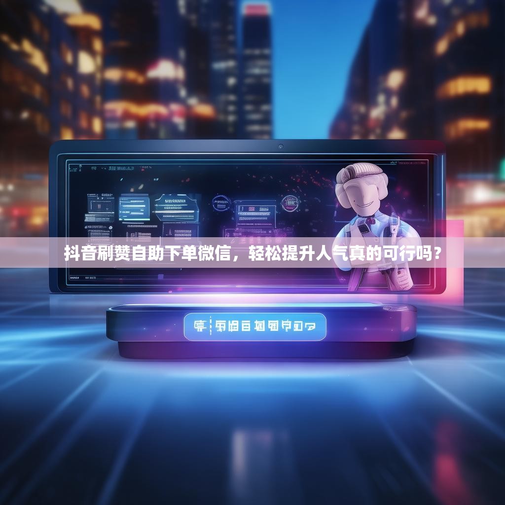 抖音刷赞自助下单微信，轻松提升人气真的可行吗？