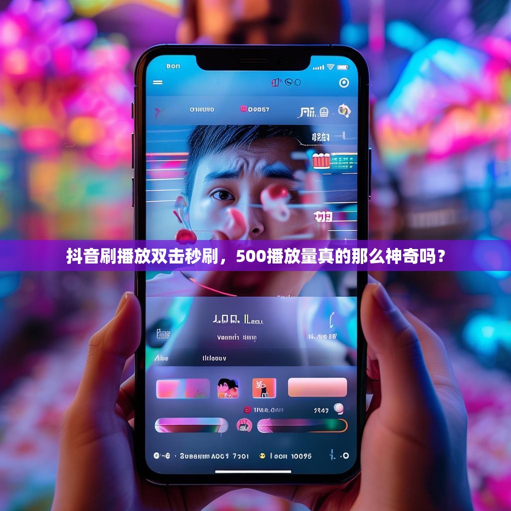 抖音刷播放双击秒刷，500播放量真的那么神奇吗？